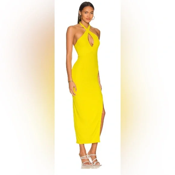 Lovers and Friends Tyra Dress in Yellow - Picture 3 of 7